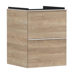 Hansgrohe Xelu Q szafka 48 cm podumywalkowa wisząca naturalny dąb/biały mat 54021700