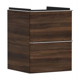 Hansgrohe Xelu Q szafka 48 cm podumywalkowa wisząca ciemny orzech/chrom 54022000