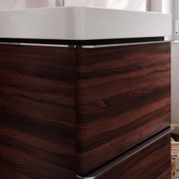 Hansgrohe Xelu Q szafka 48 cm podumywalkowa wisząca ciemny orzech/chrom 54022000