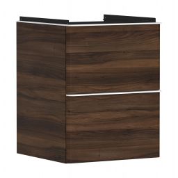 Hansgrohe Xelu Q szafka 48 cm podumywalkowa wisząca ciemny orzech/biały mat 54022700