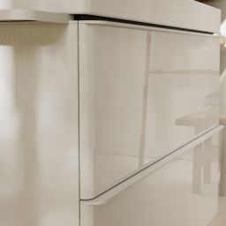 Hansgrohe Xelu Q szafka 58 cm podumywalkowa wisząca biały wysoki połysk/biały mat 54023700