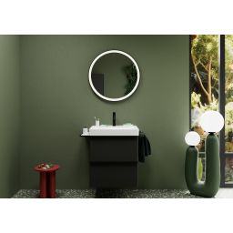 Hansgrohe Xelu Q szafka 58 cm podumywalkowa wisząca szary diament mat/czarny mat 54024670