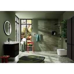 Hansgrohe Xelu Q szafka 58 cm podumywalkowa wisząca szary diament mat/czarny mat 54024670