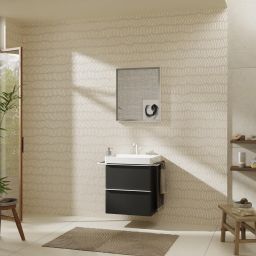 Hansgrohe Xelu Q szafka 58 cm podumywalkowa wisząca szary diament mat/biały mat 54024700