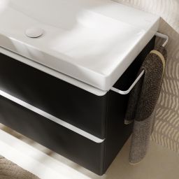 Hansgrohe Xelu Q szafka 58 cm podumywalkowa wisząca szary diament mat/biały mat 54024700