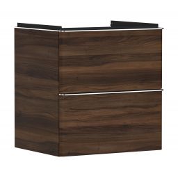 Hansgrohe Xelu Q szafka 58 cm podumywalkowa wisząca ciemny orzech/chrom 54026000