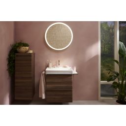 Hansgrohe Xelu Q szafka 58 cm podumywalkowa wisząca ciemny orzech/chrom 54026000