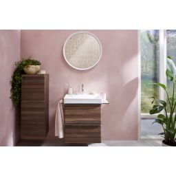 Hansgrohe Xelu Q szafka 58 cm podumywalkowa wisząca ciemny orzech/chrom 54026000