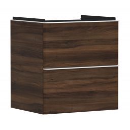 Hansgrohe Xelu Q szafka 58 cm podumywalkowa wisząca ciemny orzech/biały mat 54026700