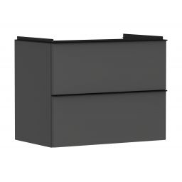 Hansgrohe Xelu Q szafka 78 cm podumywalkowa wisząca szary diament mat/czarny mat 54028670