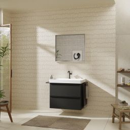 Hansgrohe Xelu Q szafka 78 cm podumywalkowa wisząca szary diament mat/czarny mat 54028670