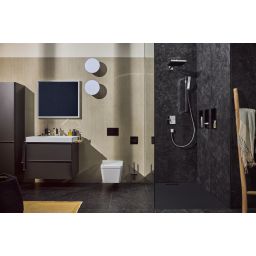 Hansgrohe Xelu Q szafka 78 cm podumywalkowa wisząca szary diament mat/czarny mat 54028670