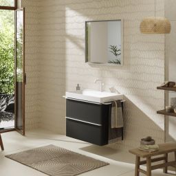 Hansgrohe Xelu Q szafka 78 cm podumywalkowa wisząca szary diament mat/biały mat 54028700