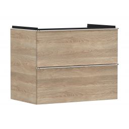 Hansgrohe Xelu Q szafka 78 cm podumywalkowa wisząca naturalny dąb/chrom 54029000