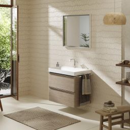 Hansgrohe Xelu Q szafka 78 cm podumywalkowa wisząca naturalny dąb/chrom 54029000