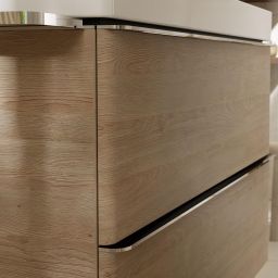 Hansgrohe Xelu Q szafka 78 cm podumywalkowa wisząca naturalny dąb/chrom 54029000