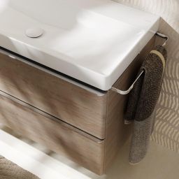 Hansgrohe Xelu Q szafka 78 cm podumywalkowa wisząca naturalny dąb/chrom 54029000