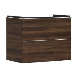 Hansgrohe Xelu Q szafka 78 cm podumywalkowa wisząca ciemny orzech/chrom 54030000