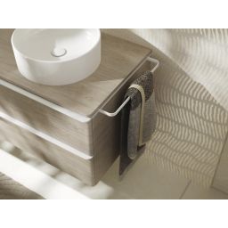 Hansgrohe Xelu Q wieszak na ręcznik do szafki biały mat 54143700