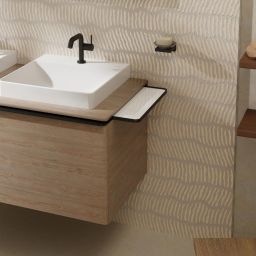 Hansgrohe Xelu Q półka do szafki podumywalkowej czarny mat 54144670