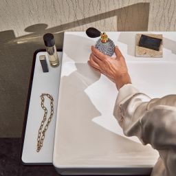 Hansgrohe Xelu Q półka do szafki podumywalkowej czarny mat 54144670