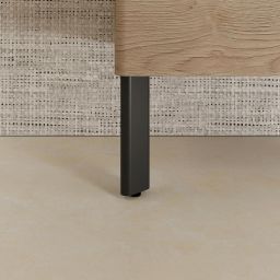 Hansgrohe Xelu Q nóżki do szafki podumywalkowej czarny mat 54145670