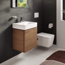 Hansgrohe Xilesa E umywalka z szafką 50 cm biały/kaszmirowy dąb 54395550