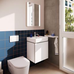 Hansgrohe Xilesa E umywalka z szafką 50 cm biały mat 54395700