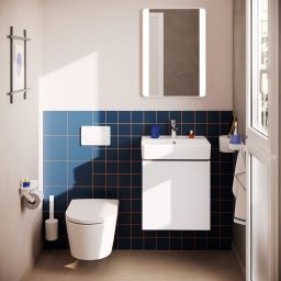 Hansgrohe Xilesa E umywalka z szafką 50 cm biały mat 54395700