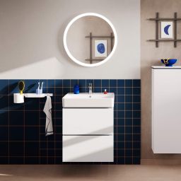 Hansgrohe Xilesa E umywalka z szafką 60 cm biały mat 54396700