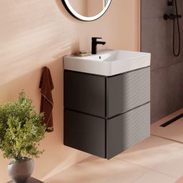 Hansgrohe Xilesa E umywalka z szafką 60 cm szary łupek matowy 54396760