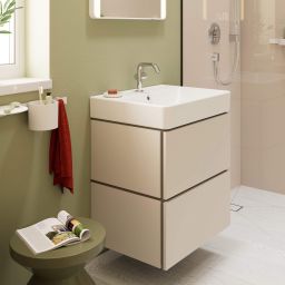 Hansgrohe Xilesa E umywalka z szafką 60 cm piaskowy mat beżowy 54396780