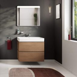 Hansgrohe Xilesa E umywalka z szafką 80 cm kaszmirowy dąb 54397550