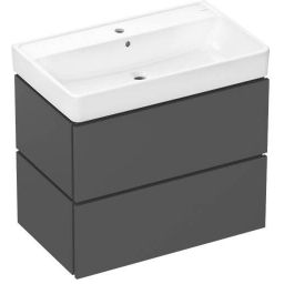 Hansgrohe Xilesa E umywalka z szafką 80 cm szary łupek matowy 54397760