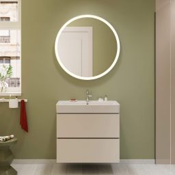 Hansgrohe Xilesa E umywalka z szafką 80 cm piaskowy beż matowy 54397780