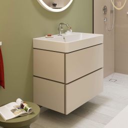 Hansgrohe Xilesa E umywalka z szafką 80 cm piaskowy beż matowy 54397780