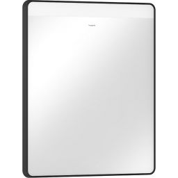 Hansgrohe Xarita Lite Q lustro 60x70 cm prostokątne z oświetleniem czarny mat 54957670