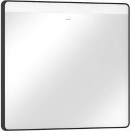Hansgrohe Xarita Lite Q lustro 80x70 cm prostokątne z oświetleniem czarny mat 54958670
