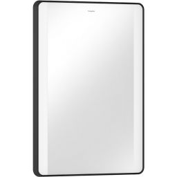 Hansgrohe Xarita Lite Q lustro 50x70 cm prostokątne z oświetleniem czarny mat 54961670