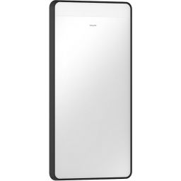 Hansgrohe Xarita Lite Q lustro 36x70 cm prostokątne z oświetleniem czarny mat 54968670