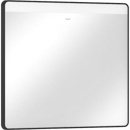 Hansgrohe Xarita Lite Q lustro 80x70 cm prostokątne z oświetleniem czarny mat 54971670