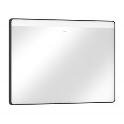 Hansgrohe Xarita Lite Q lustro 100x70 cm prostokątne z oświetleniem czarny mat 54972670