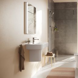 Hansgrohe Xarita Lite Q lustro 60x70 cm prostokątne z oświetleniem biały 54975700