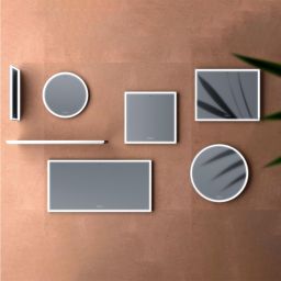 Hansgrohe Xarita S lustro z oświetleniem LED 70 cm sensor dotykowy biały mat 54982700