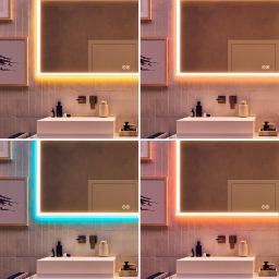 Hansgrohe Xarita E lustro 160x70 cm z oświetleniem LED biały mat 54983700