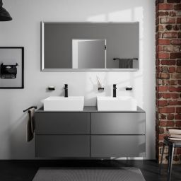 Hansgrohe Xarita E lustro 140x70 cm z oświetleniem LED biały mat 54984700