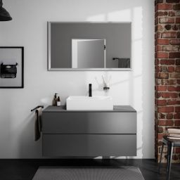 Hansgrohe Xarita E lustro 120x70 cm z oświetleniem LED biały mat 54985700