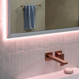 Hansgrohe Xarita E lustro 100x70 cm z oświetleniem LED biały mat 54986700
