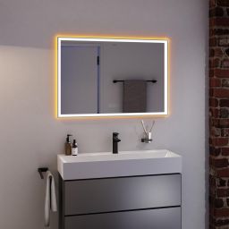 Hansgrohe Xarita E lustro 100x70 cm z oświetleniem LED biały mat 54986700