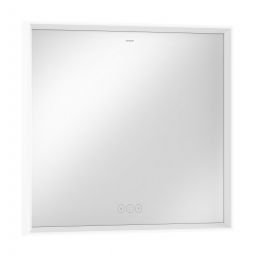 Hansgrohe Xarita E lustro 80x70 cm z oświetleniem LED biały mat 54987700
